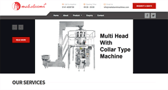 Desktop Screenshot of mahalaxmimachines.com